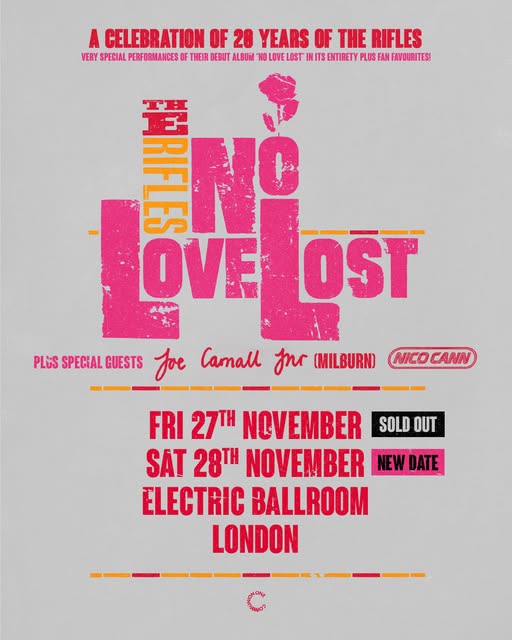 The Rifles (No Love Lost Tour)