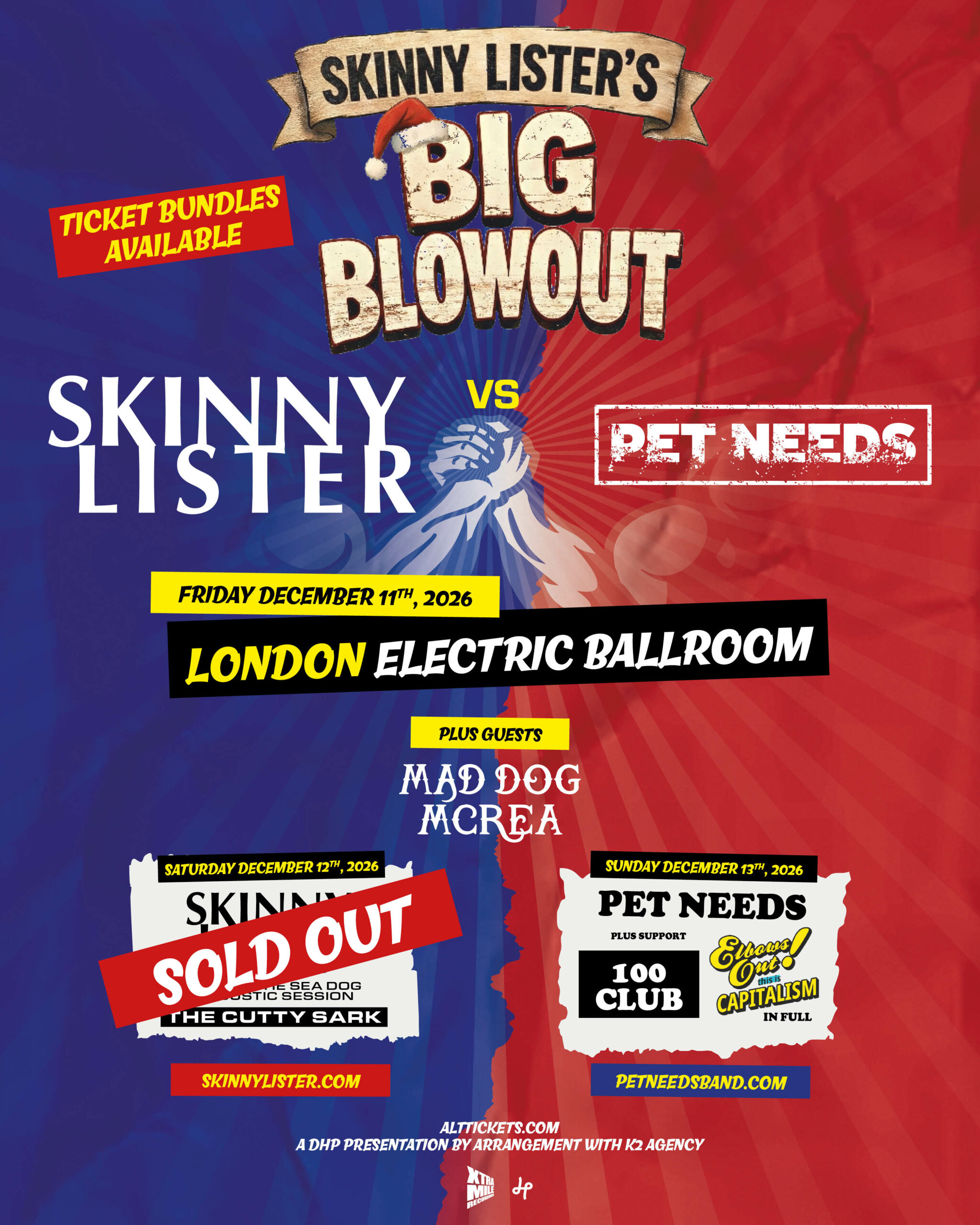 SKINNY LISTER vs. PET NEEDS + MAD DOG MCREA