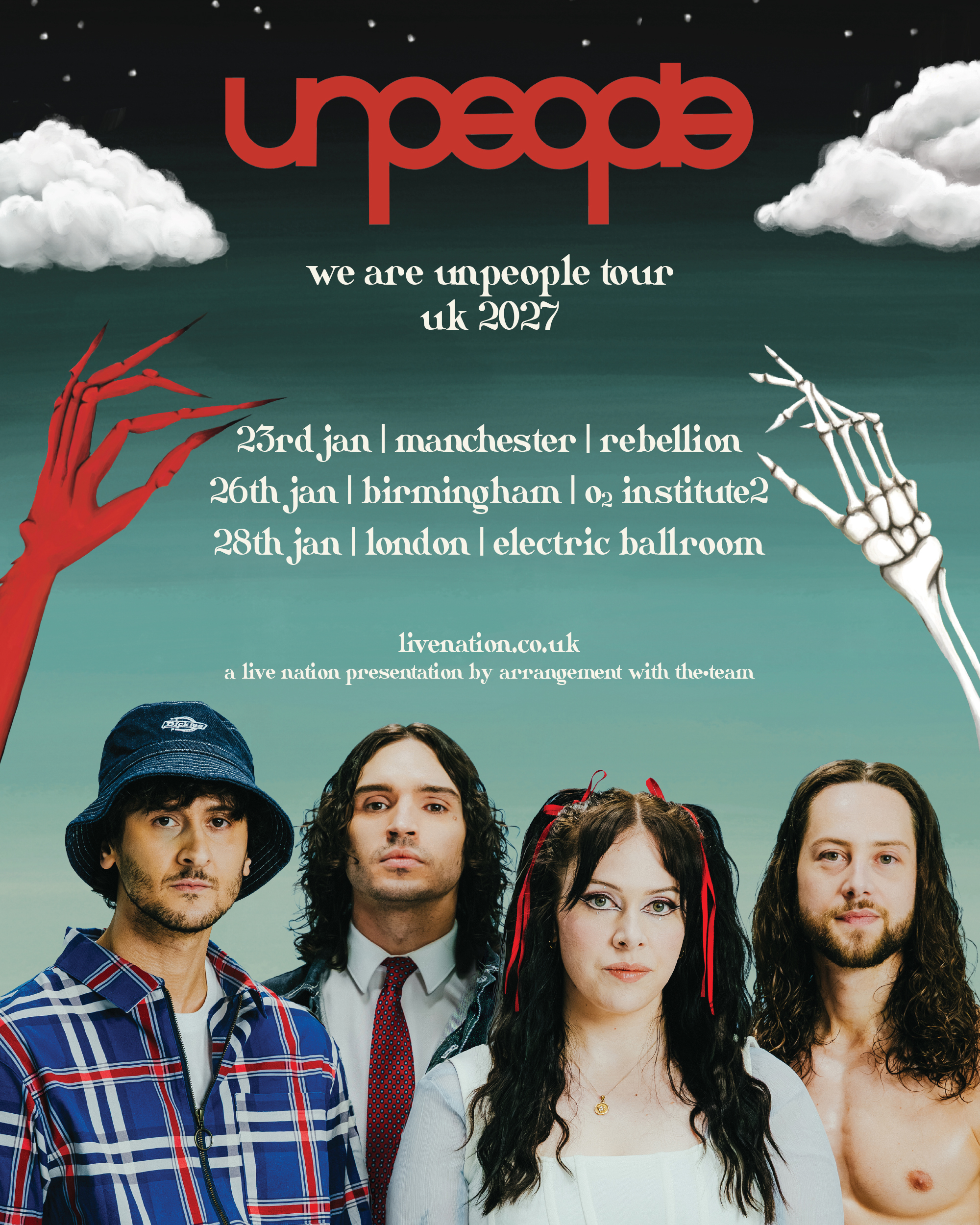 unpeople – we are unpeople tour