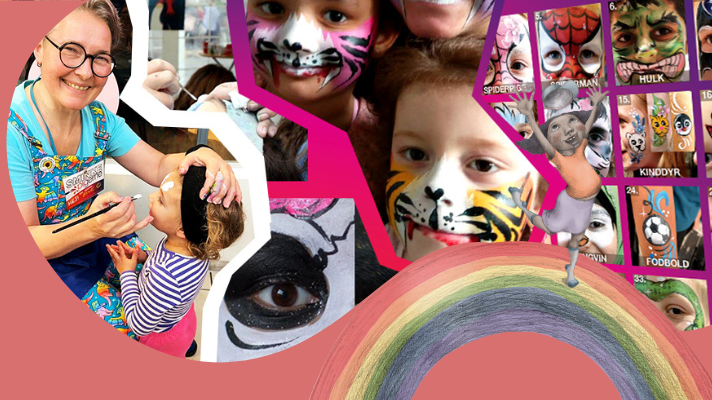 Face painting in the children's library