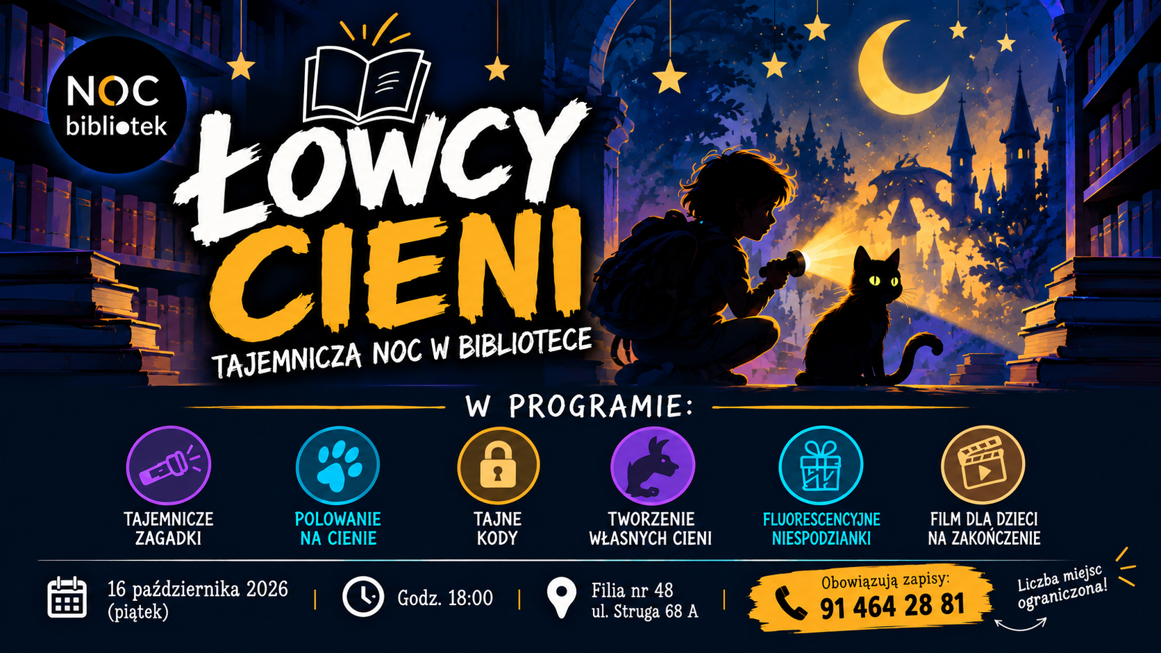 Łowy Cieni | Noc Bibliotek