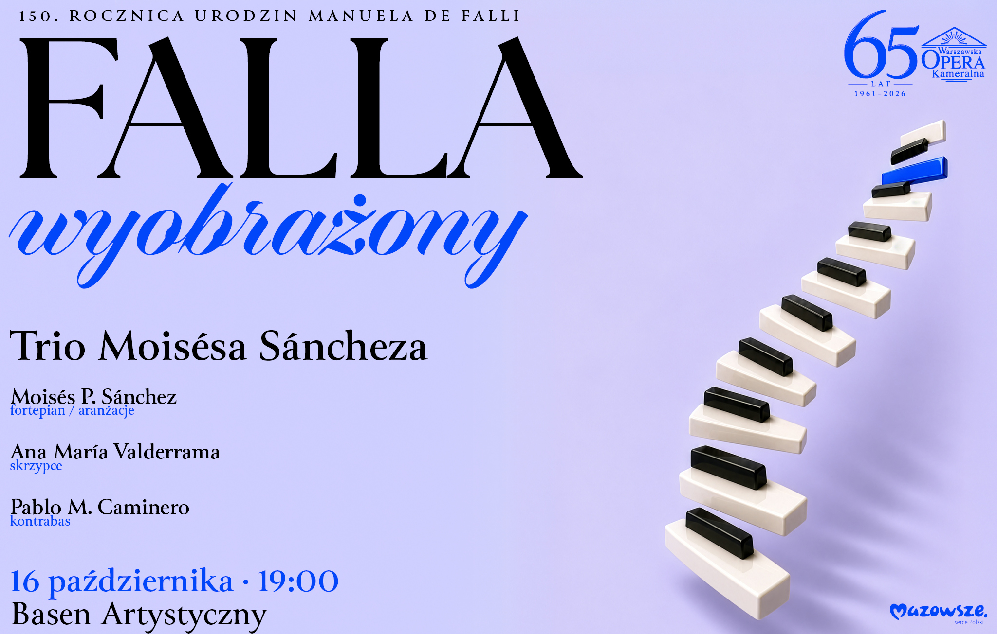 Falla wyobrażony – współczesne brzmienie hiszpańskiego mistrza / Trio Moisésa Sáncheza