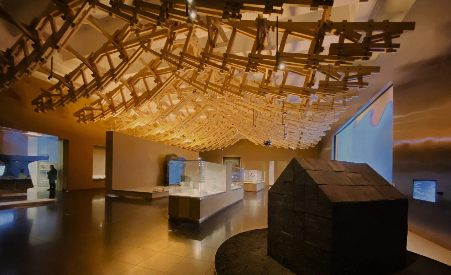 In the room of the blown roof