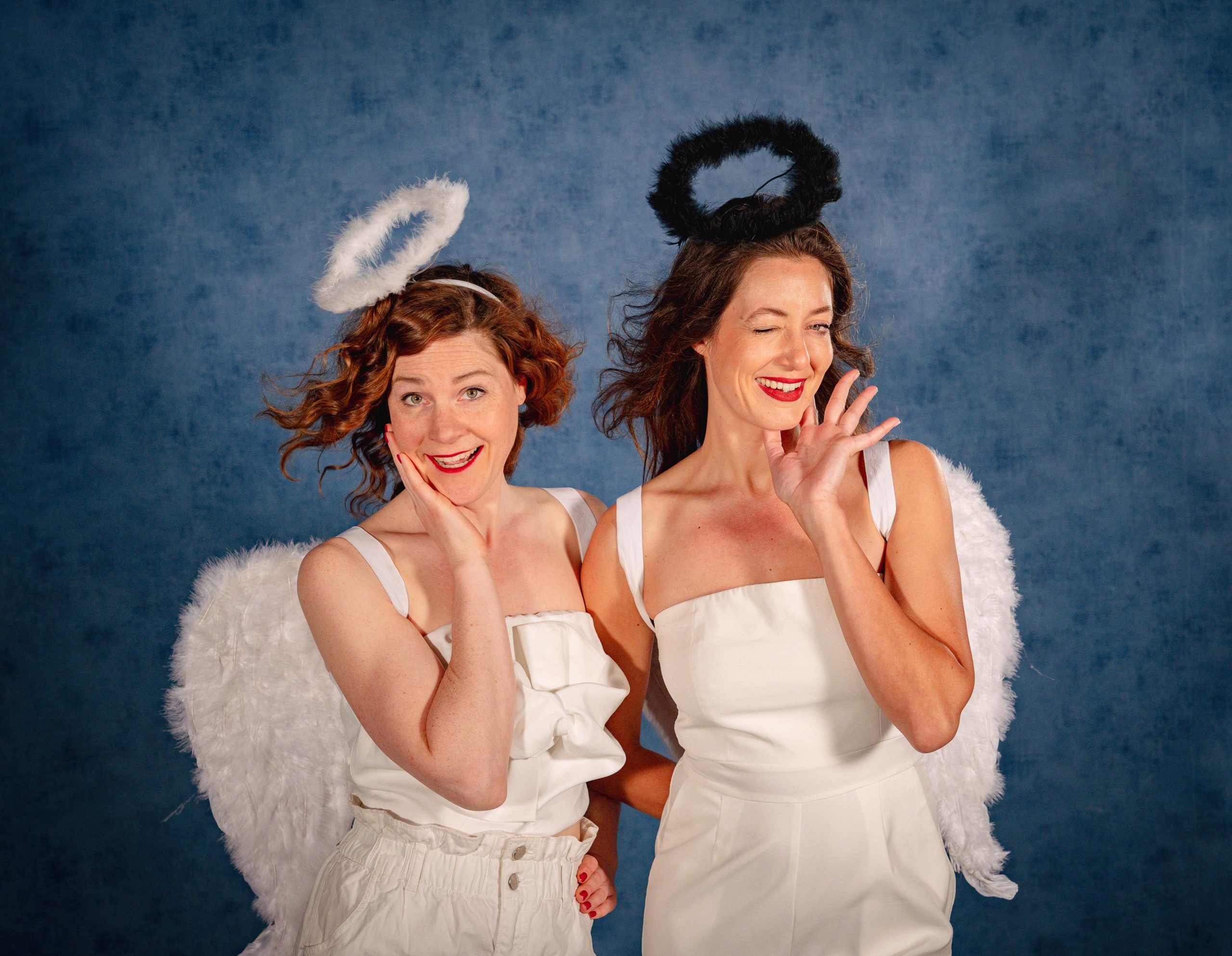 The Christmas angels — angry, sharp and indescribably feminine