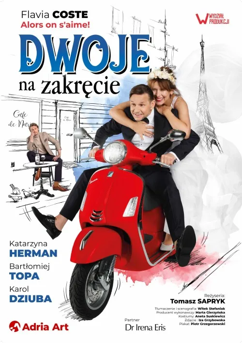 Dwoje na zakręcie - Herman, Topa i Dziuba w komedii teatralnej