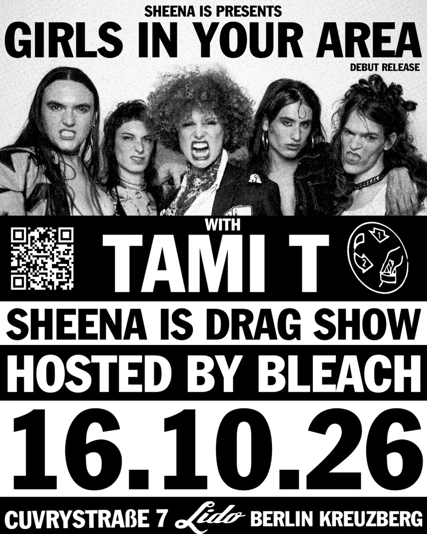 SHEENA IS PRESENTS: GIRLS IN YOUR AREA + TAMI T