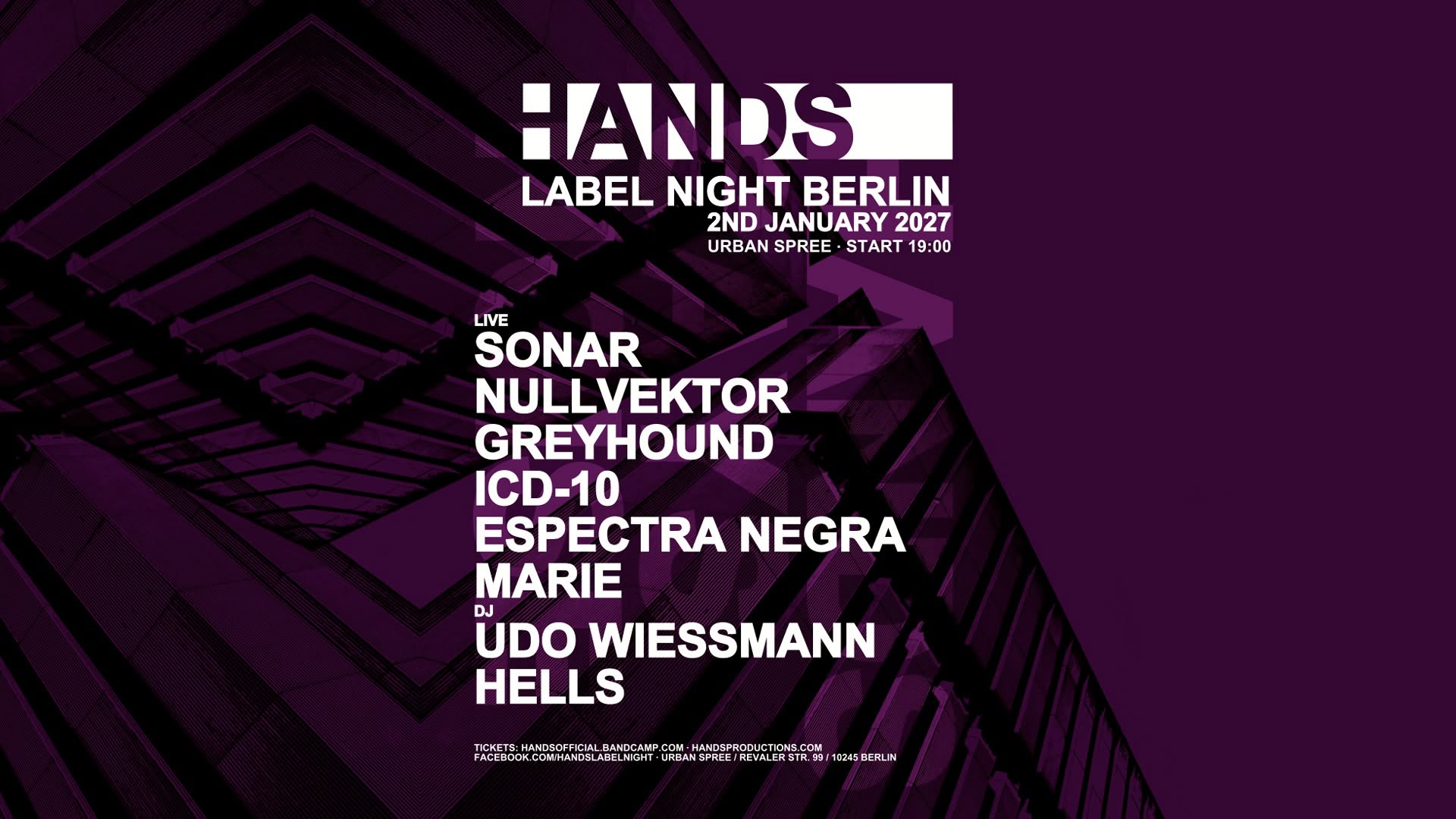 HANDS LABEL NIGHT BERLIN 2027