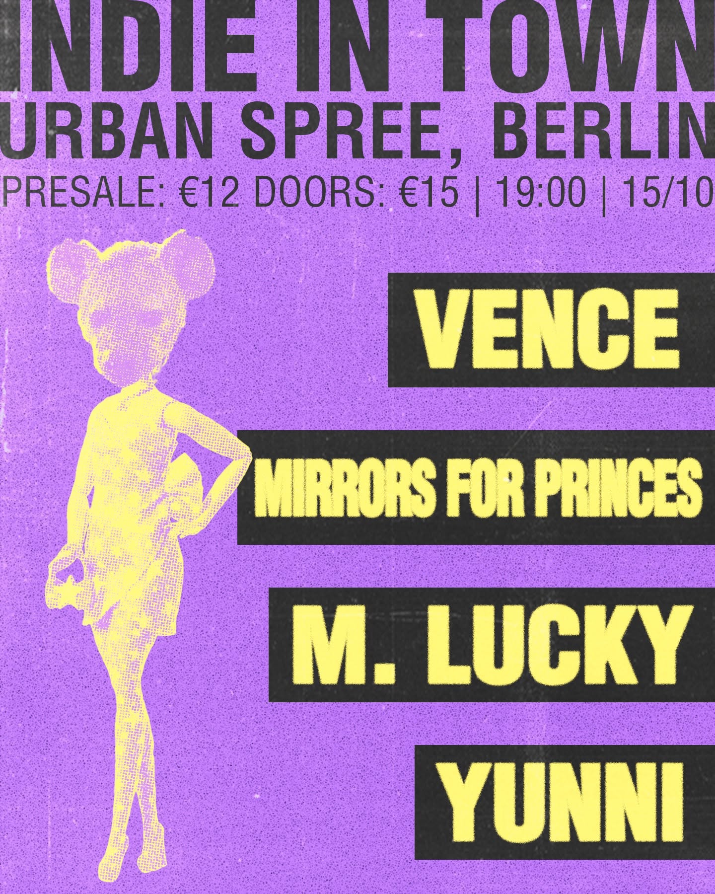 Indie in Town - Vence, M. Lucky, Mirrors For Princes, Yunni
