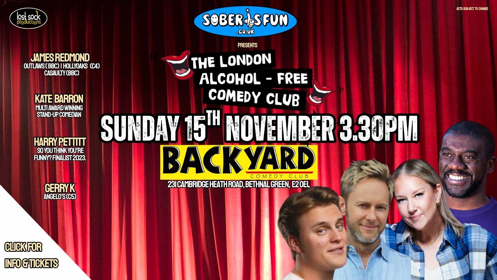 Sober IS Fun: The Alcohol - Free Comedy Club