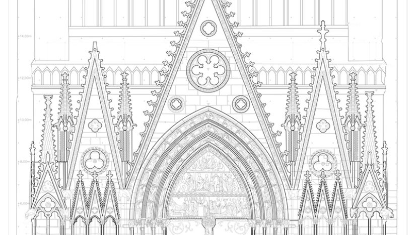 The portals of Notre Dame in Paris. Findings from the current construction site