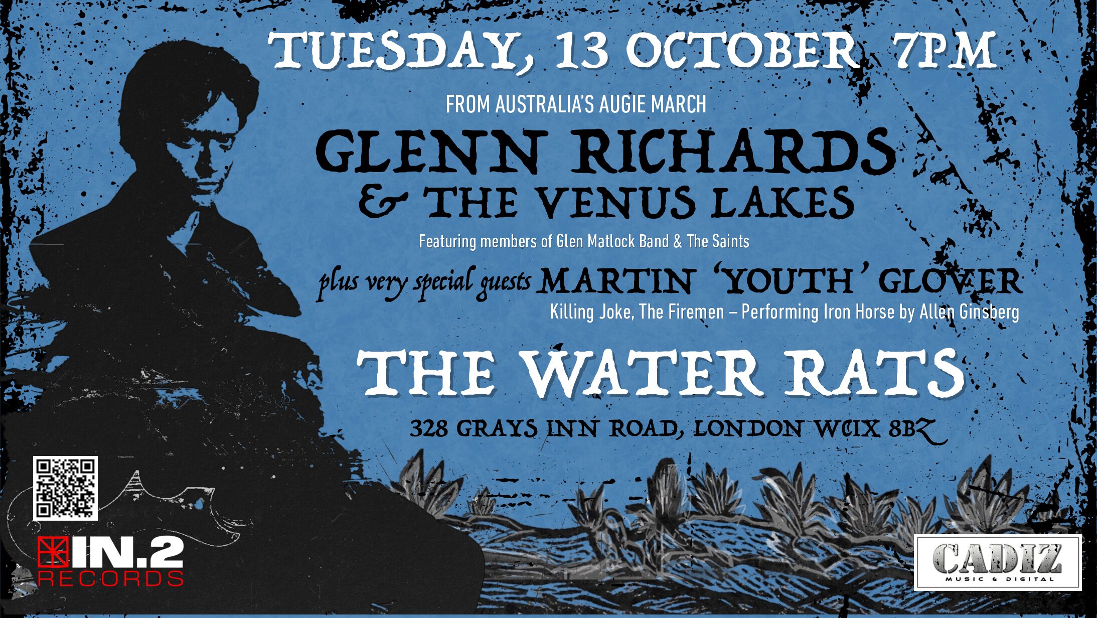 Cadiz Music presents: Glenn Richards & The Venus Lakes