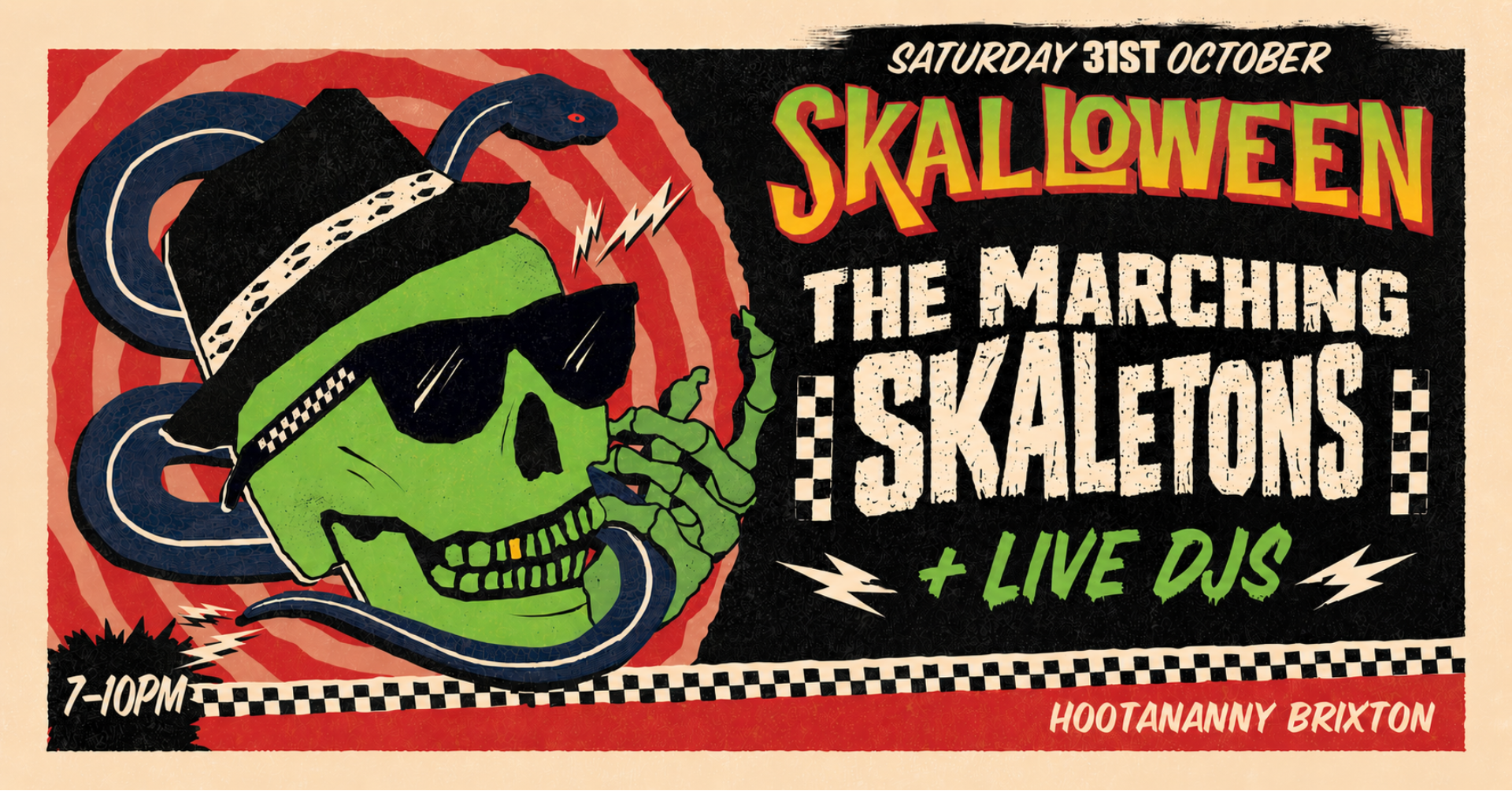 Early Show Skalloween: The Marching SKAletons + Live DJs