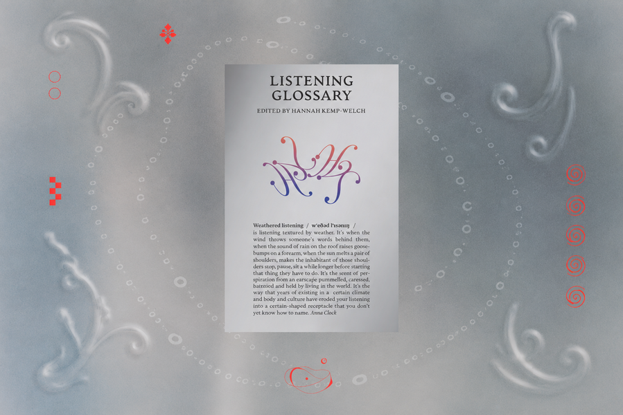 Listening Glossary launch – w/ Lucia Farinati, Alice Eldridge, Eleanor McDowall, Suri Jiang, Moushumi Bhowmik, Luigi Monteanni, Hector MacInnes, Sasha Engelmann, Annie Goh and Miriam Elgon