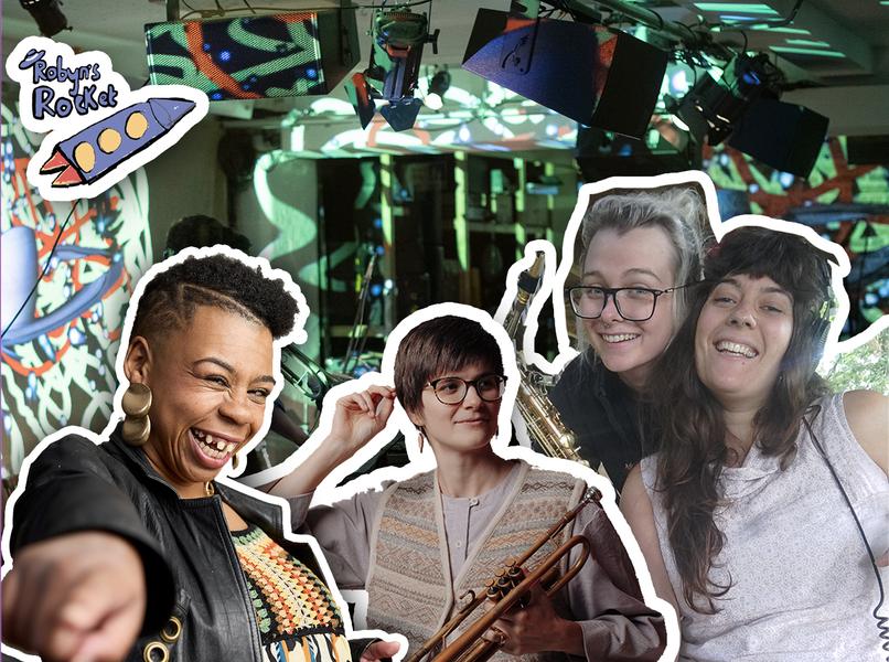 EFG London Jazz Festival: Robyn's Rocket – w/ Laura Jurd & Robyn Rocket + Little Kali + ATMoss + Live Visuals by Rucksack cinema and Jade