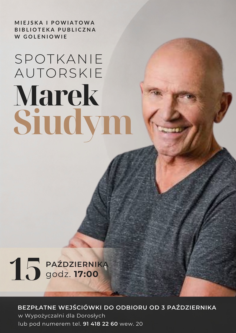 Spotkanie autorskie z Markiem Siudymem