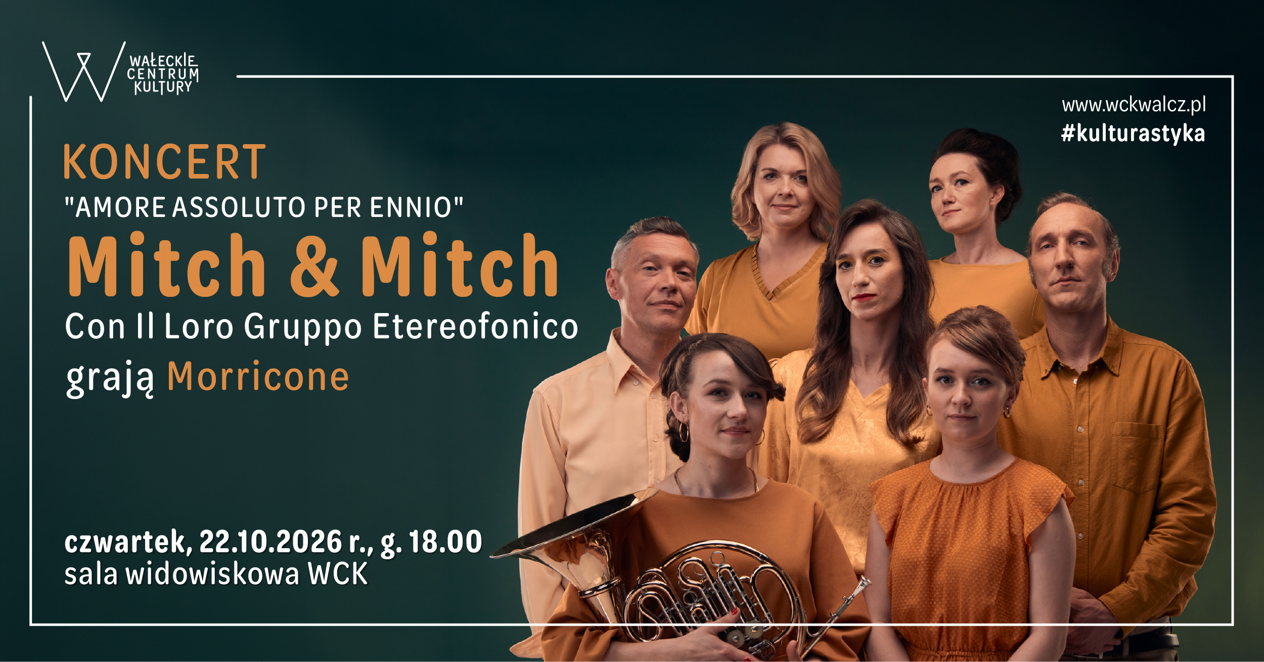 Koncert "Amore assoluto per Ennio" – Mitch & Mitch grają Morricone