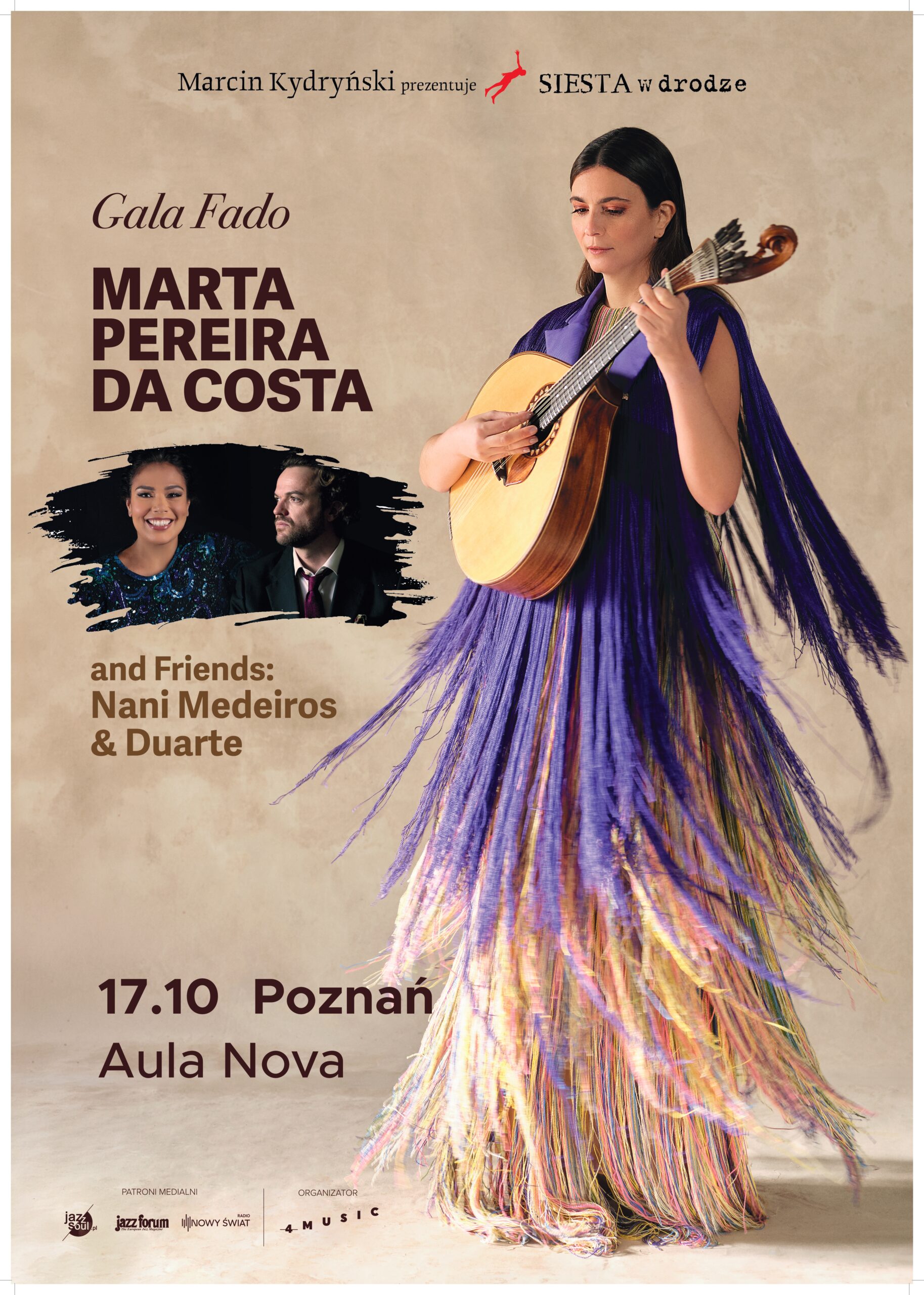 SIESTA w drodze | Gala Fado | Marta Pereira da Costa and Friends: Nani Medeiros & Duarte