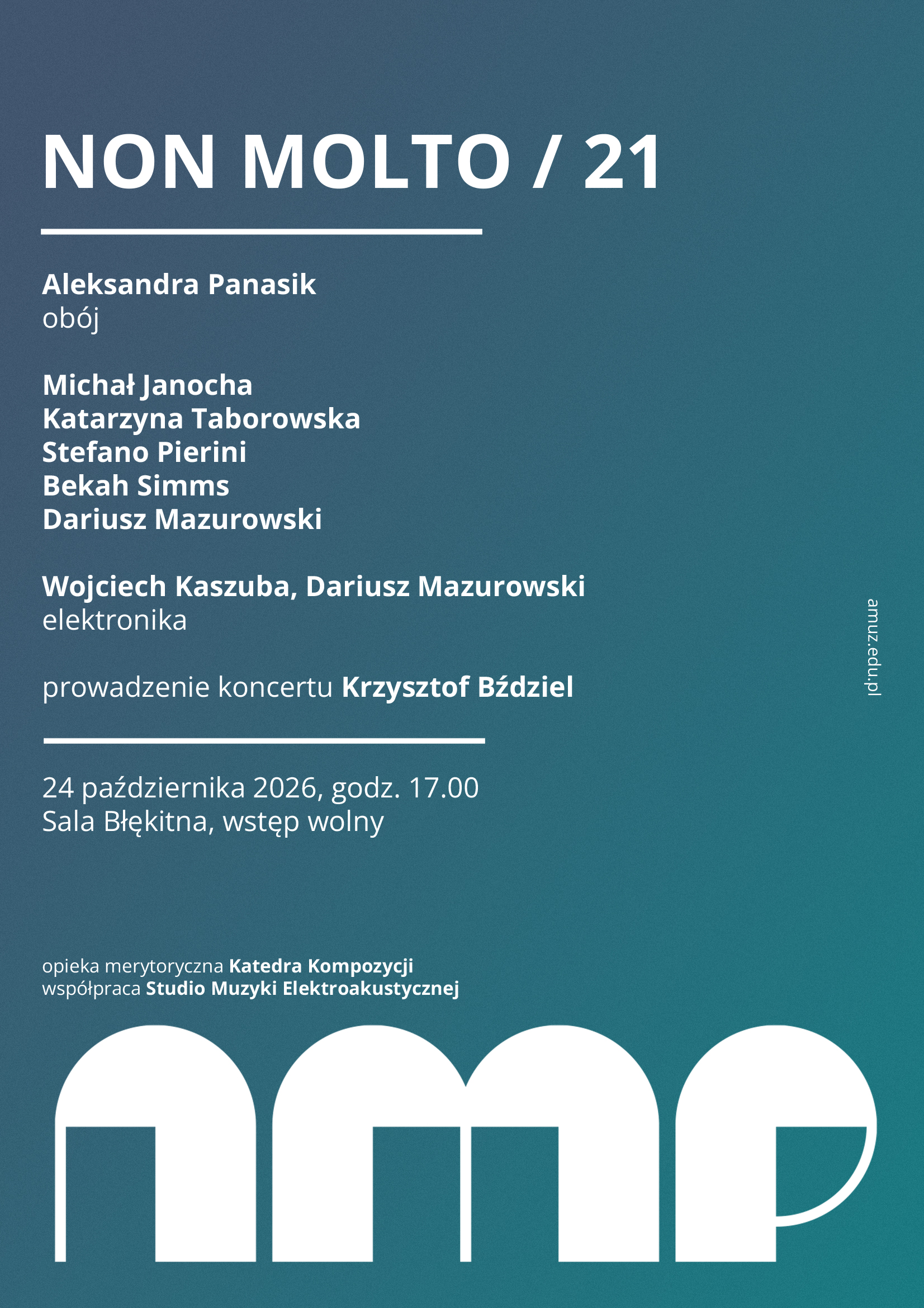 NON MOLTO 21: Aleksandra Panasik — oboe