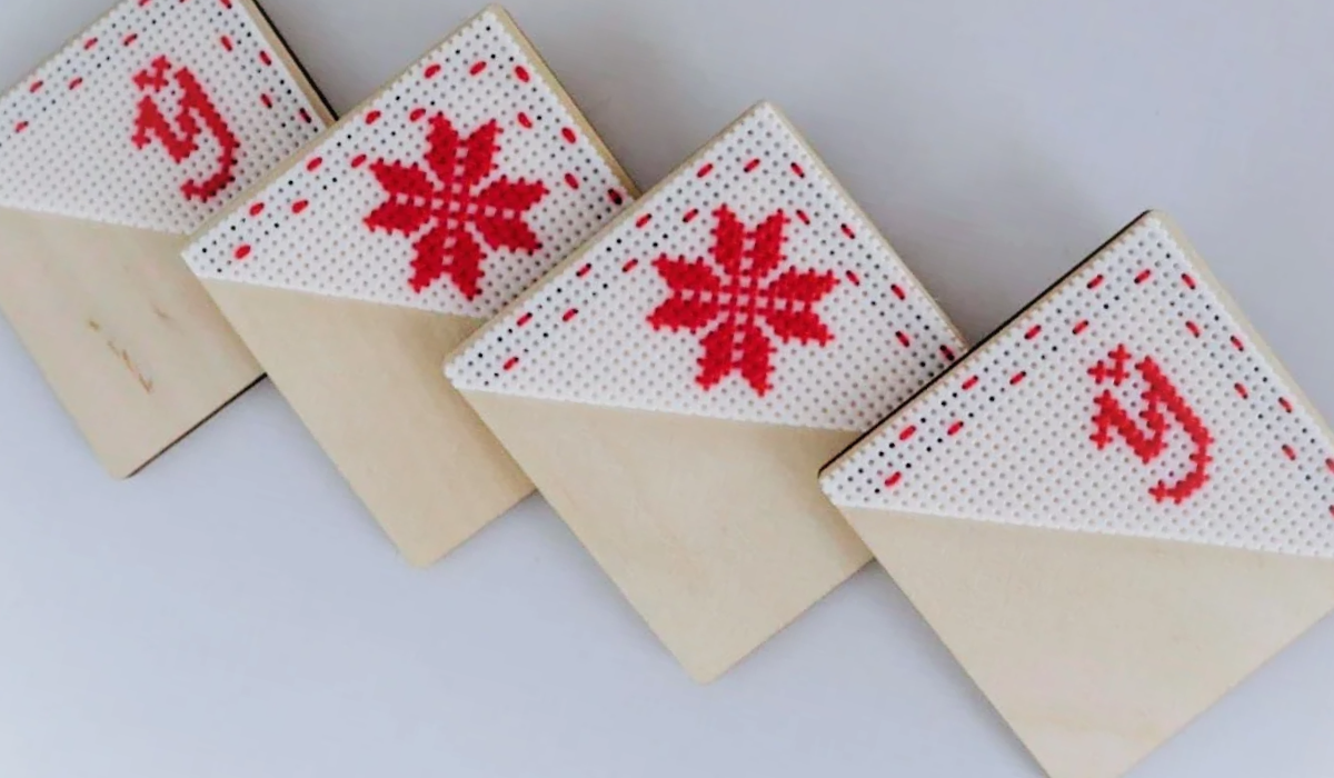Embroidery on wood | autumn workshop