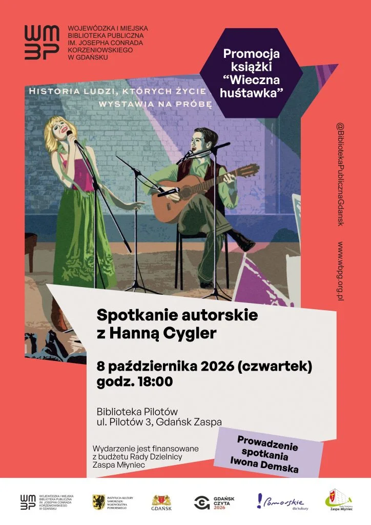 Spotkanie autorskie z Hanną Cygler