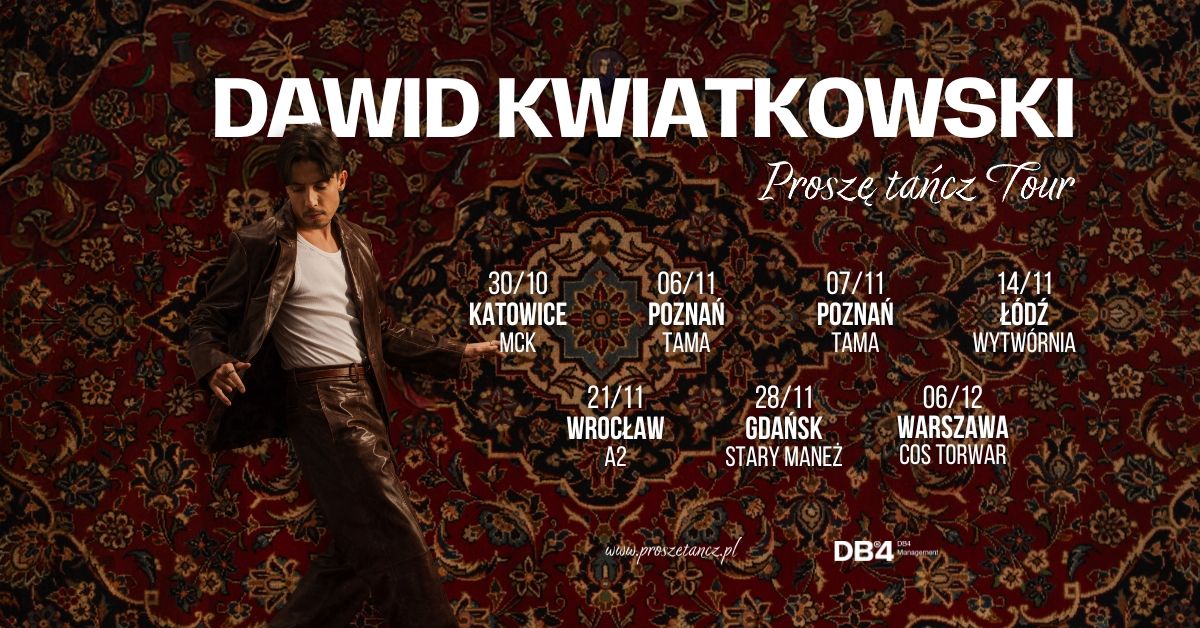 Dawid Kwiatkowski “Please Dance Tour”
