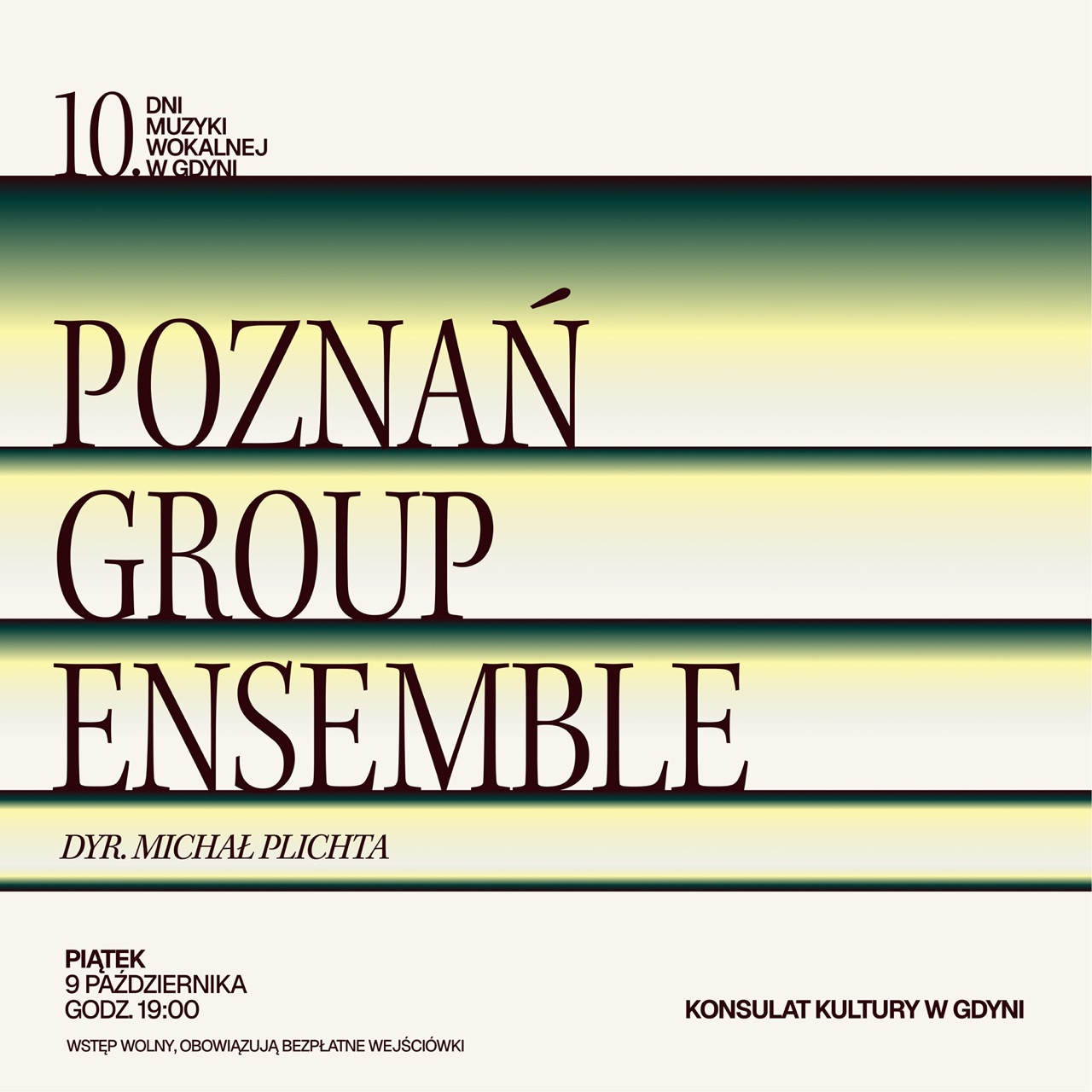 10th DMW - Poznań Group Ensemble, Michał Plichta - concert