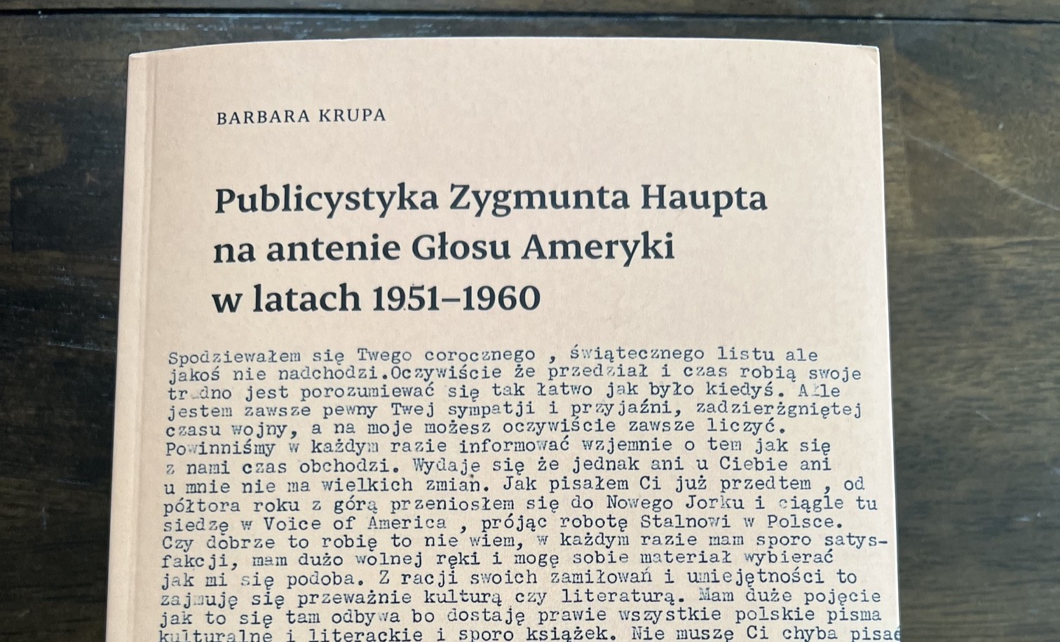 Życie w Ameryce lat. 50 – spotkanie z Barbarą Krupą