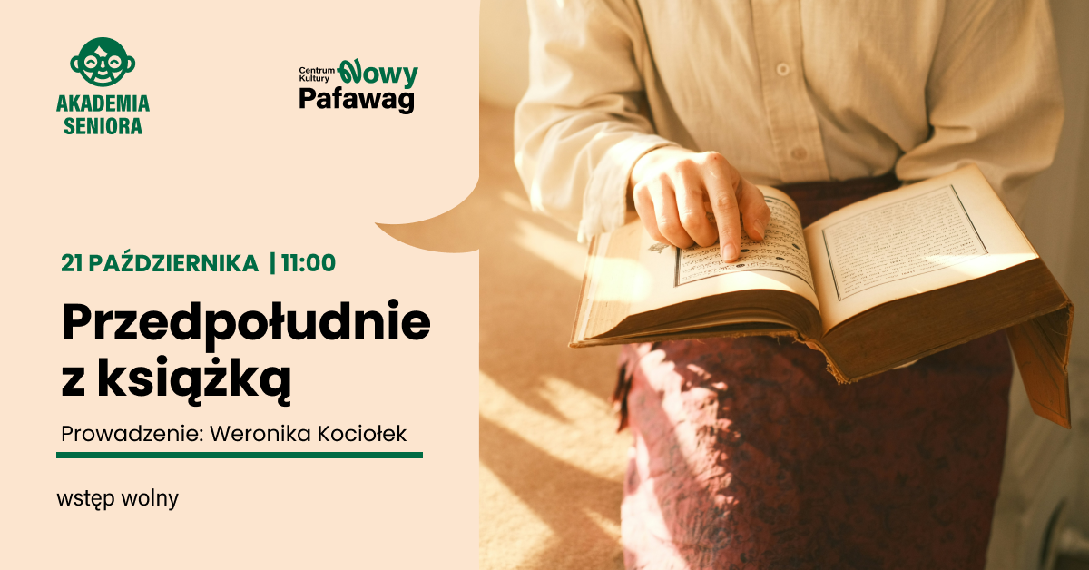 Przedpołudnie z książką | Akademia Seniora