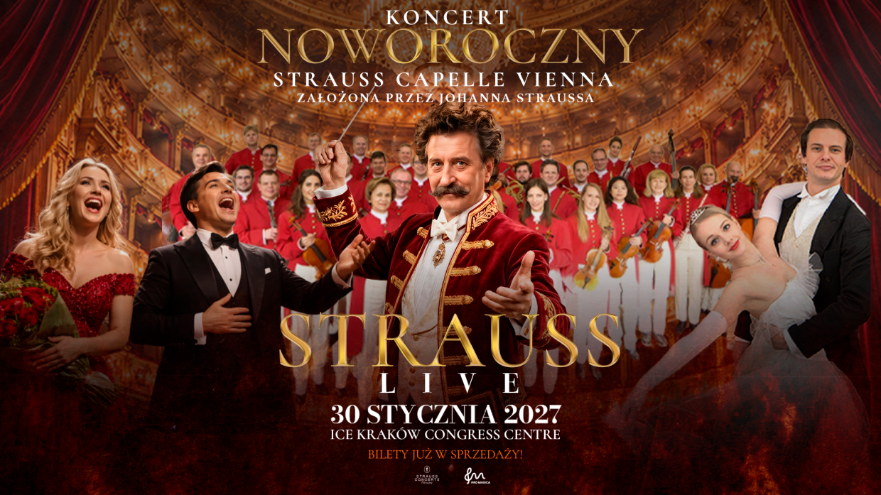 STRAUSS LIVE - Koncert Noworoczny z Wiednia