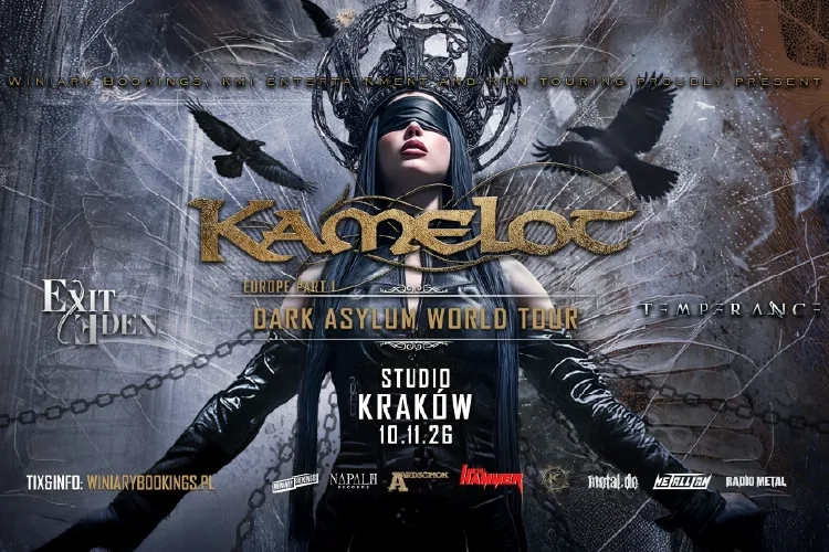 KAMELOT + Exit Eden, Temperance – Dark Asylum World Tour