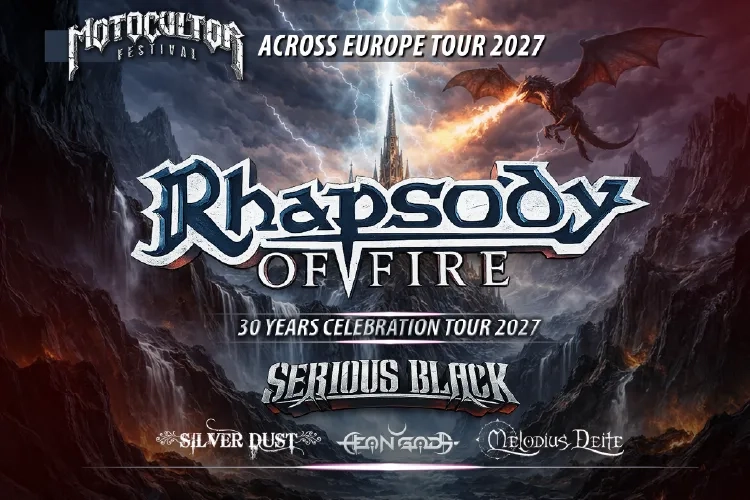 Rhapsody of Fire + Serious Black + Silver Dust + Aeon Gods + Melodius Deite – Motocultor Across Europe Tour 2027