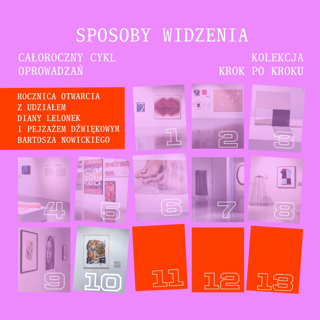 Kolekcja krok po kroku. Całoroczny cykl oprowadzań przez „Sposoby widzenia”