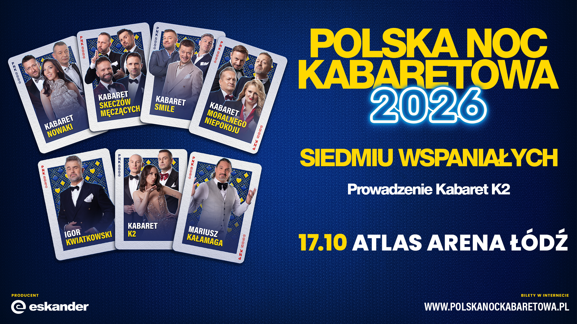 Polska Noc Kabaretowa 2026 – Siedmiu wspaniałych!