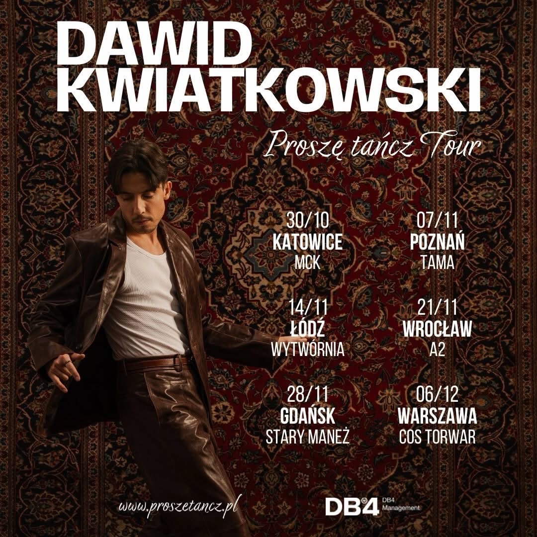 Dawid Kwiatkowski — Please Dance Tour