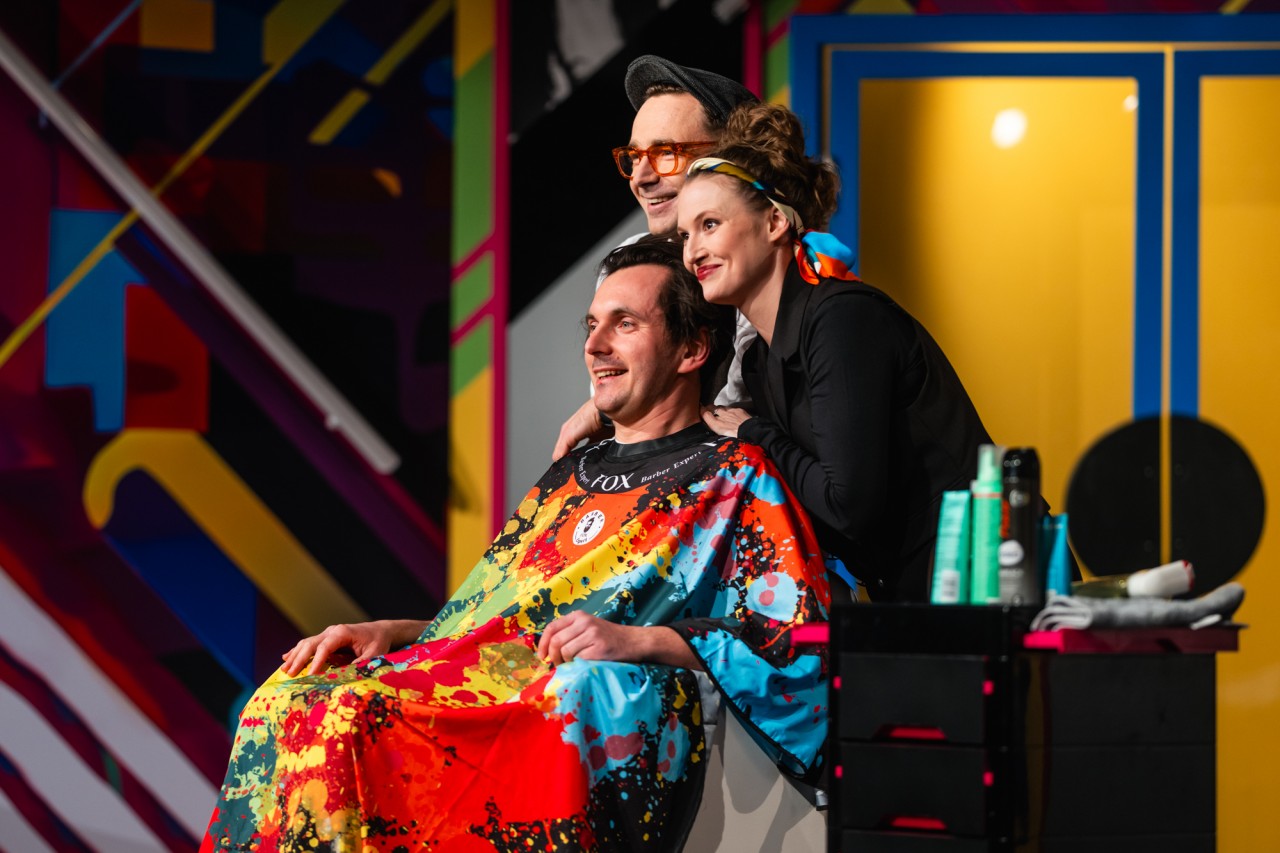 Crazy scissors. Murder at the Barber