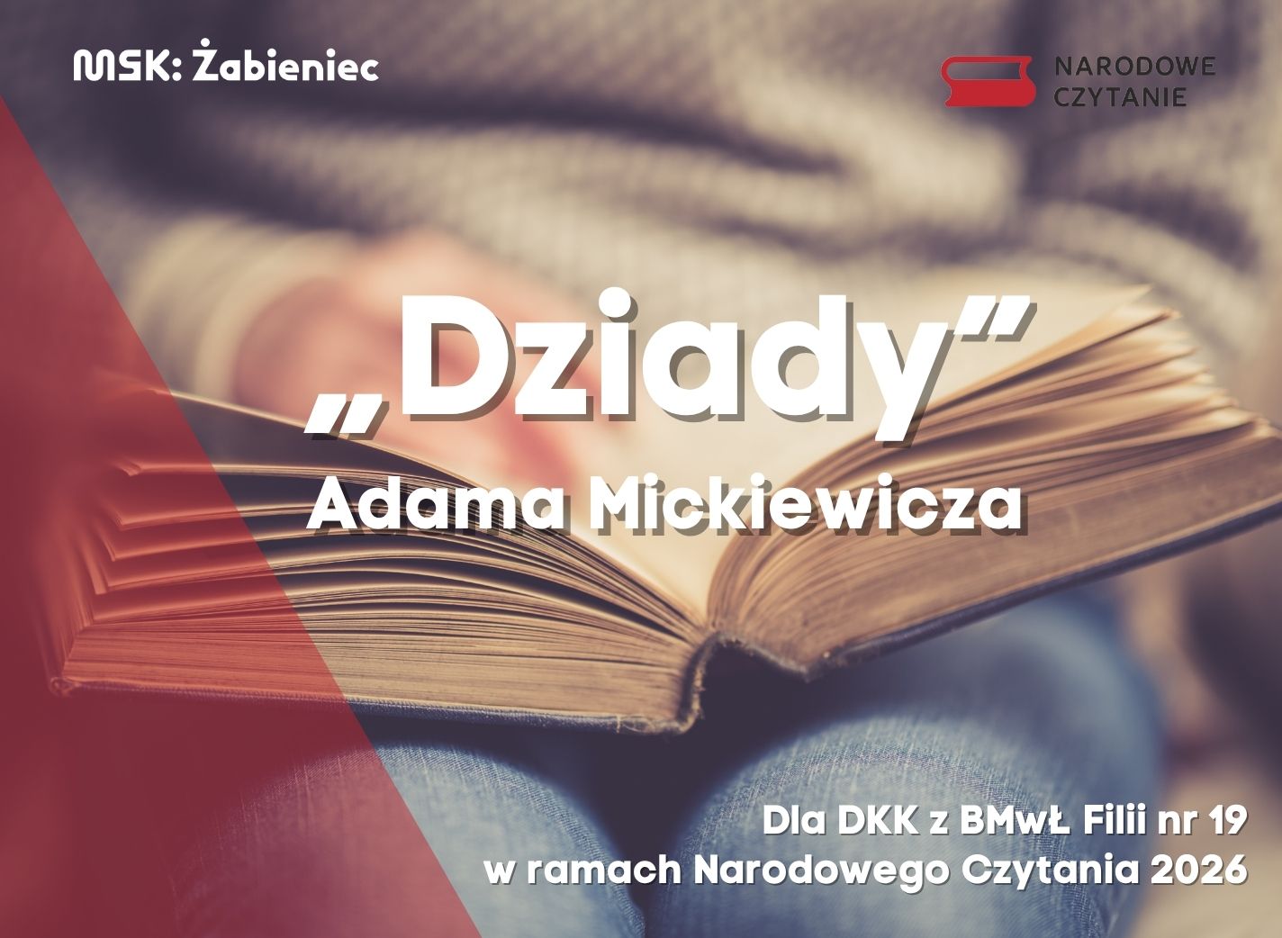 Literackie Minuty — Performative reading of the work “Dziady” by Adam Mickiewicz