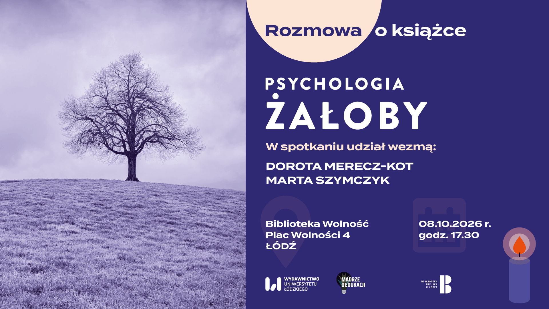„Psychologia żałoby” – rozmowa ekspertek o książce Wydawnictwa UŁ