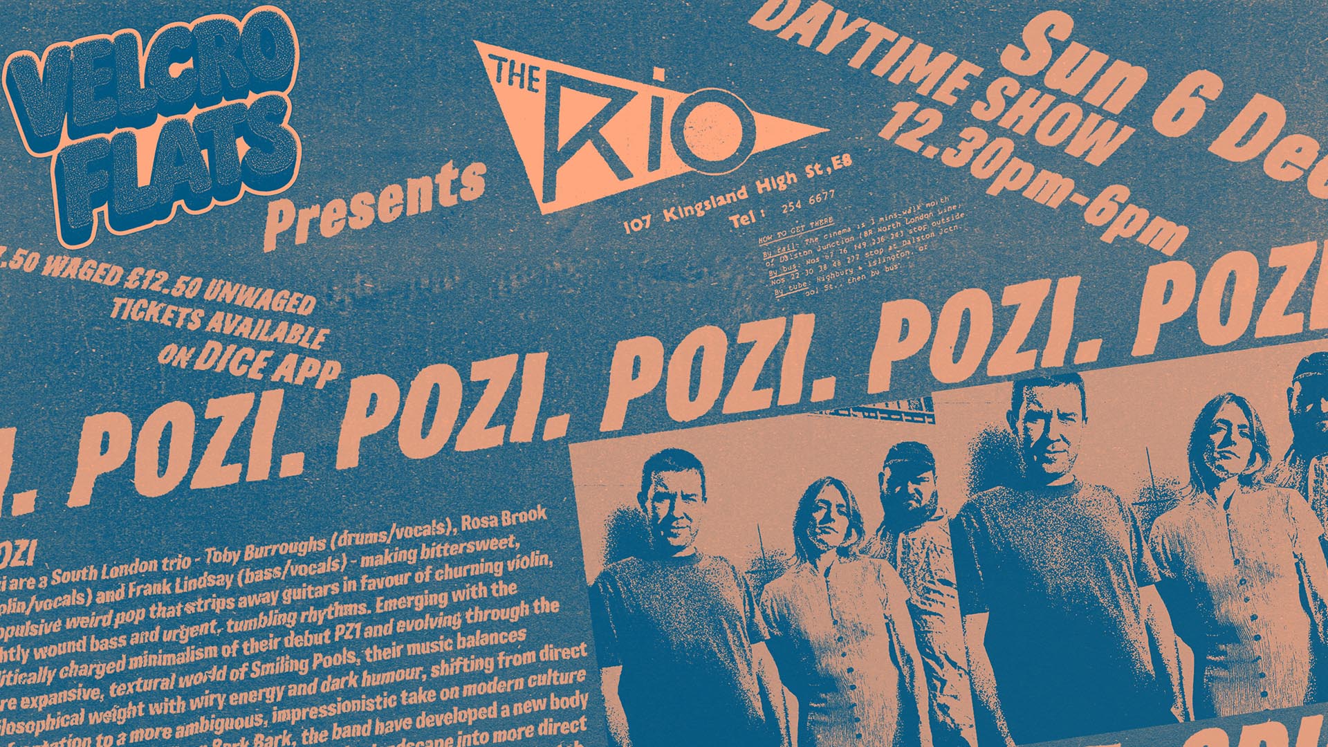 Velcro Flats presents POZI