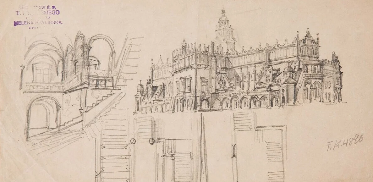 Sukiennice a Jan Matejko. Wielka przebudowa w 2 połowie XIX wieku w materiałach ikonograficznych ze zbiorów Muzeum Narodowego w Krakowie.