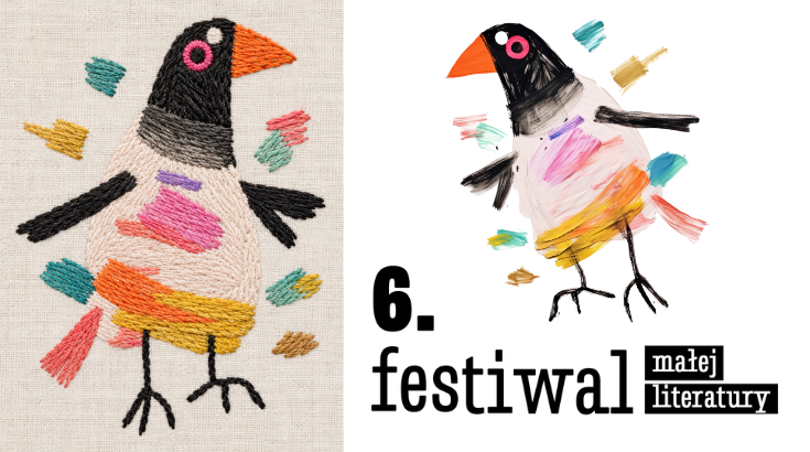 Embroider your festival bird! Workshop on creating embroidered bookmarks for books | 6. FML