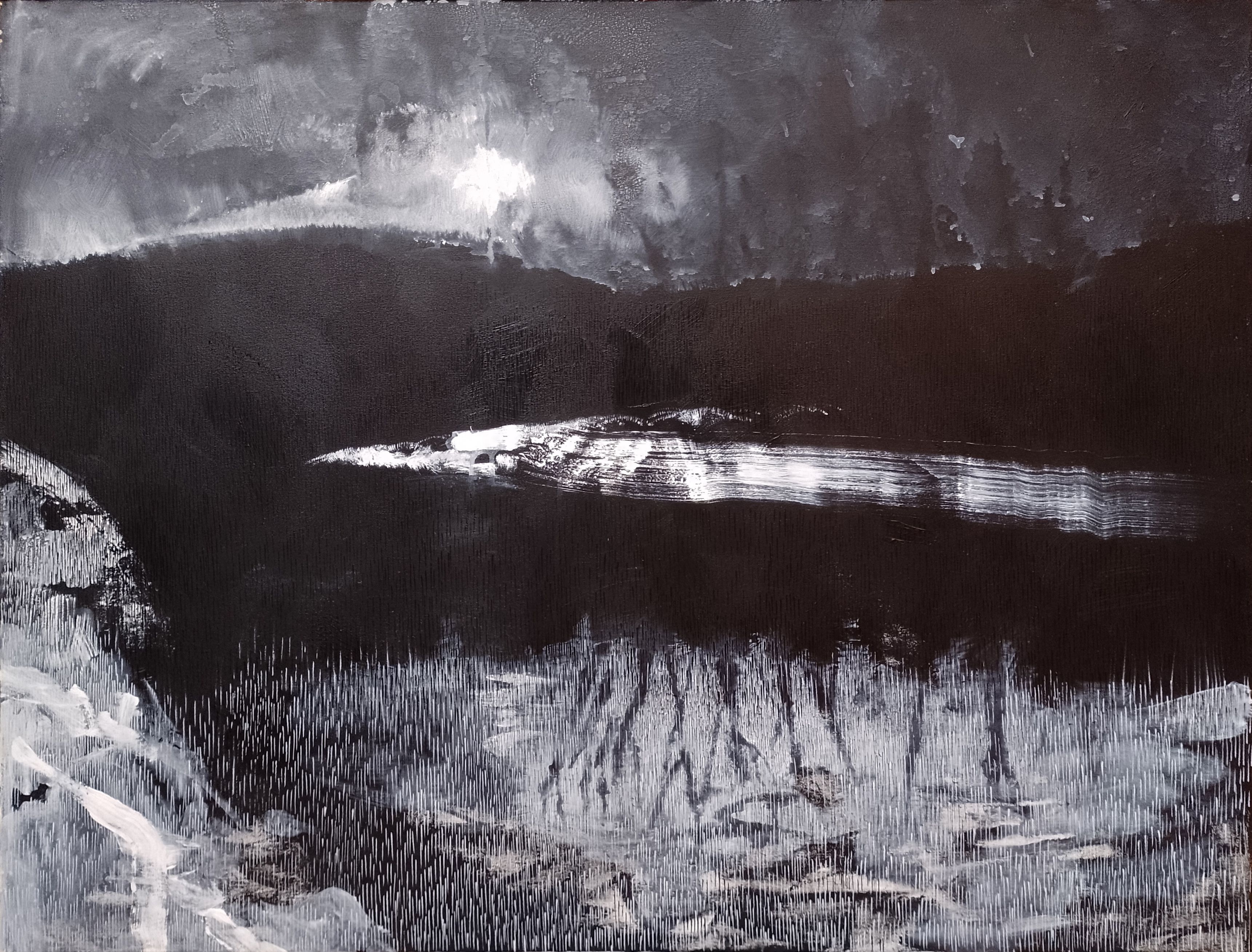 Opening of the exhibition of Maciej Szczurek's painting “Because it's mud and bland fogs”