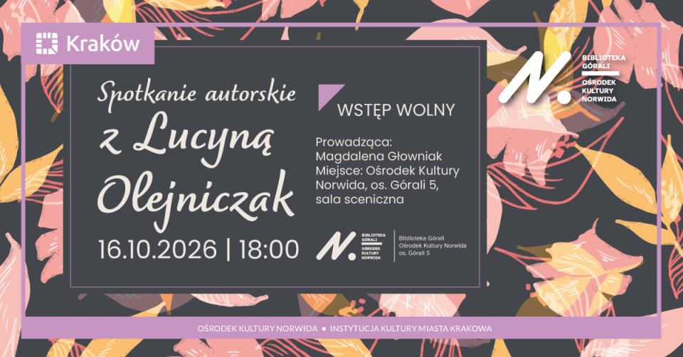 Author's meeting with Lucyna Olejniczak