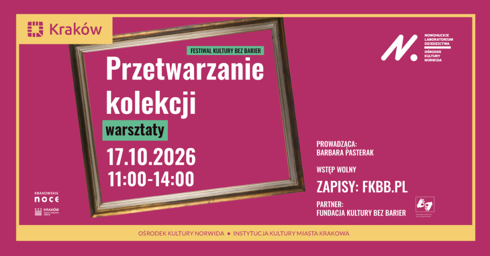 Collection processing — workshops as part of the Festival of Culture without Barriers