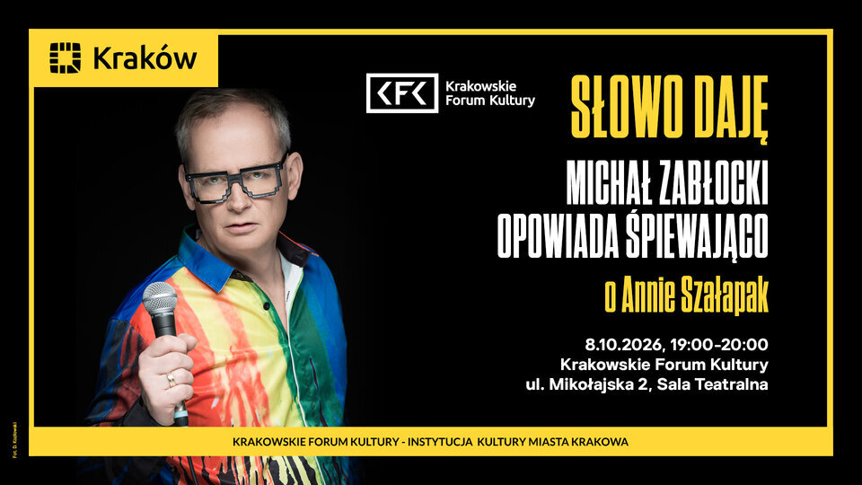The word I give | Michał Zabłocki sings about Anna Szalapak
