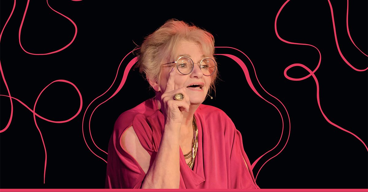 “Stand-up sitting” — a performance by Anna Seniuk