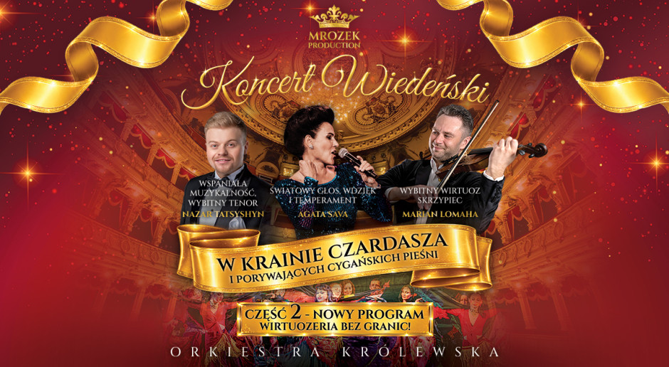 Koncert Wiedeński „W Krainie Czardasza” i Porywających Cygańskich Pieśni | Część 2