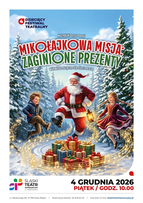 MIKOŁAJKOWA MISJA: Lost gifts - musical show for children - Muzykalni Dorota Banàs