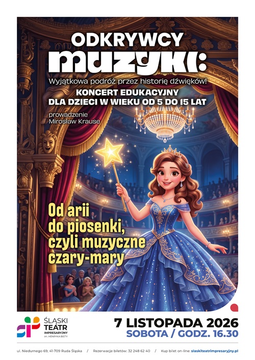 DISCOVERERS OF MUSIC - “From aria to song, or musical wonders-mary” - educational concert for children from 5 to 15 years old