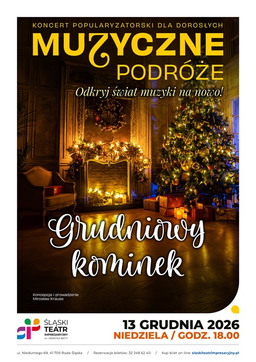 MUSICAL TRAVELS - “December Fireplace” - popularizing concert for adults