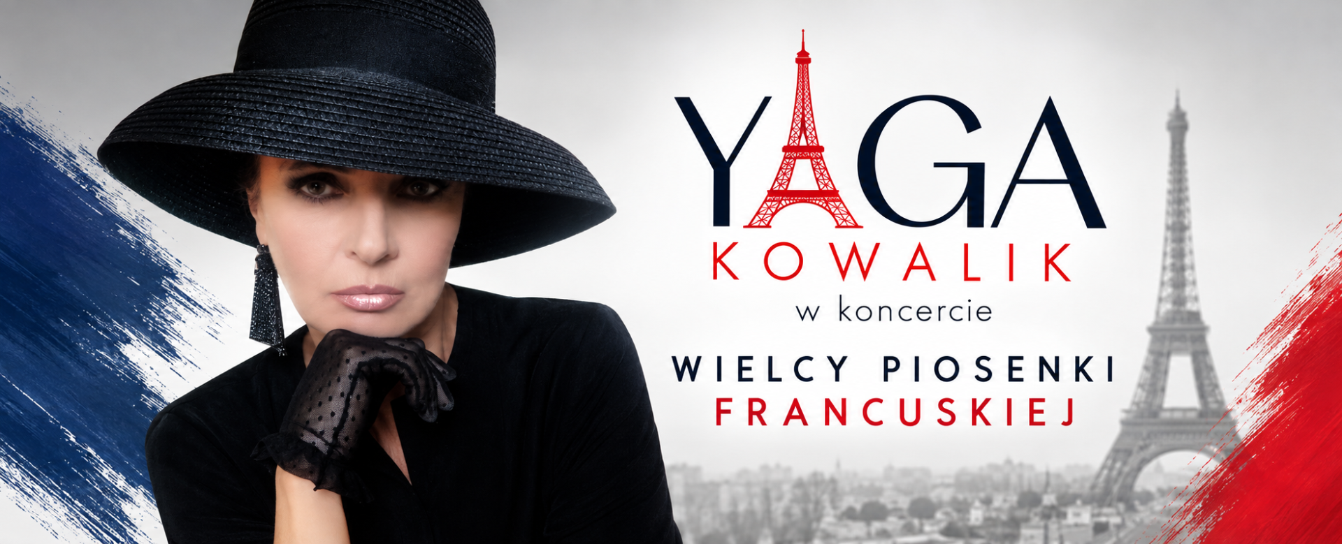 Wielcy piosenki francuskiej - koncert: Yaga Kowalik - wokal, Kacper Tracz - akordeon